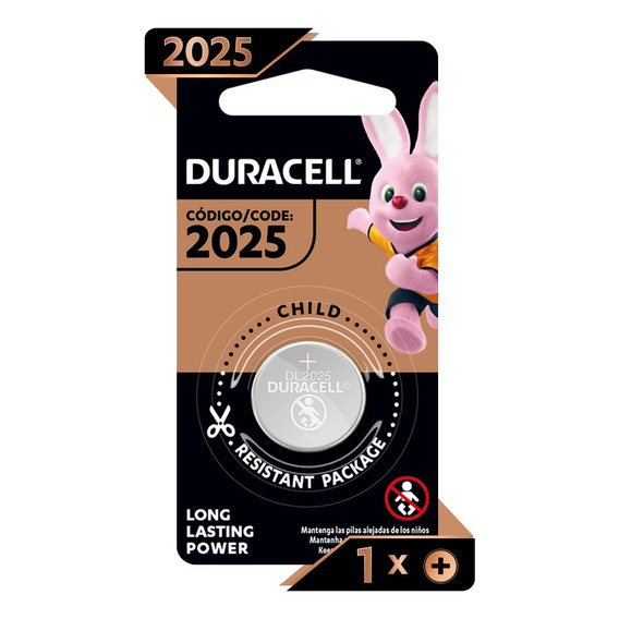 Pila Litio Boton Duracell 3v Dl/cr 2025