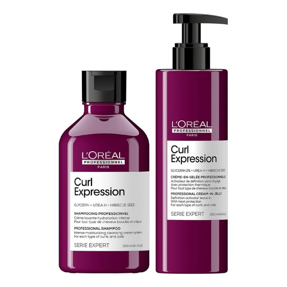 Shampoo Hidratante+ Gel Rizos Y Ondas Loreal Curl Expression