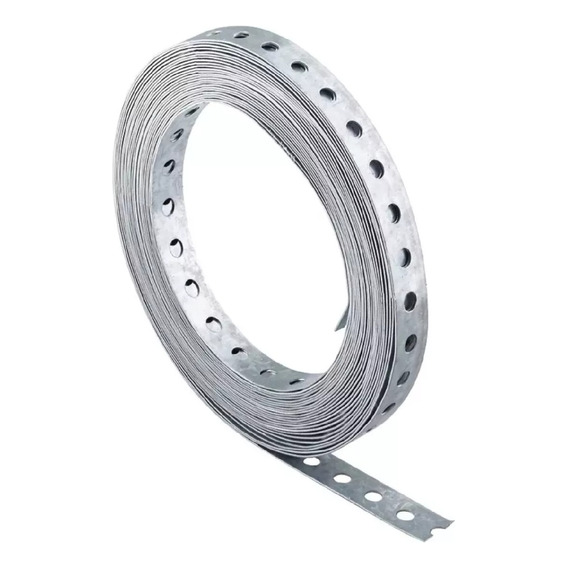 Cinta Perforada Fleje Galvanizada 17 Mm X 30 Mts