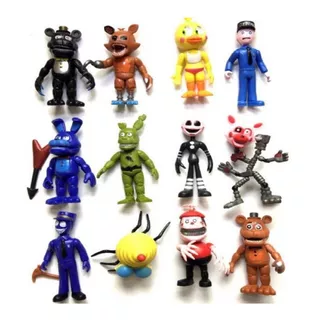 Five Nigths At Freddys Set 12 Figuras Articuladas