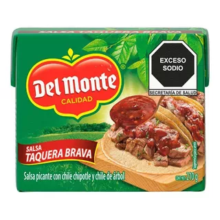 Salsa Taquera Del Monte Brava 210g