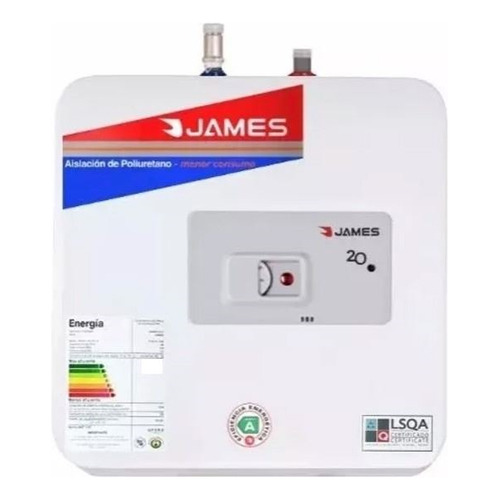 Calefon Termotanque James 20 Lts Salida Superior Bajomesada