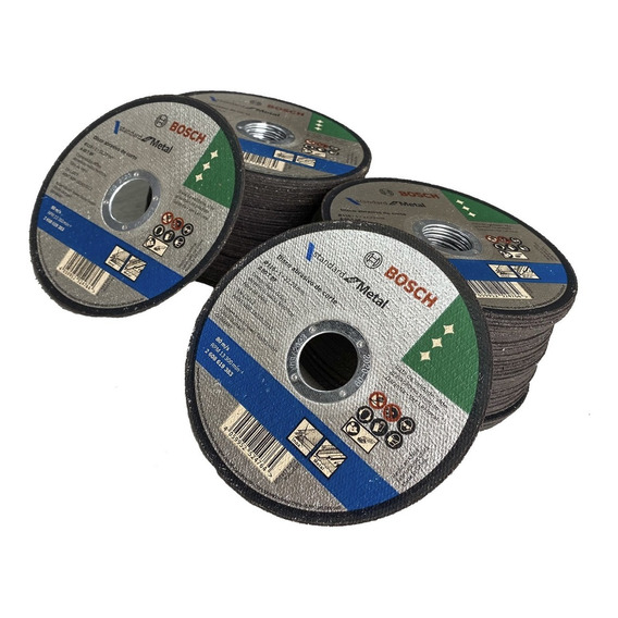 Disco De Corte Metal/acero Inoxidable 4 1/2  Bosch Pack 100