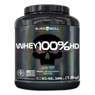 Whey 100% Hd Black Skull - 1,8kg (wpc, Wpi E Wph) Sabor Chocolate