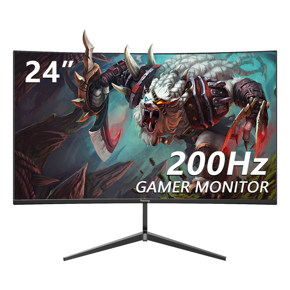 Monitor Gamer Curvo Pc Hdmi Led 200 Hz 24 Pulgadas 100 V/240