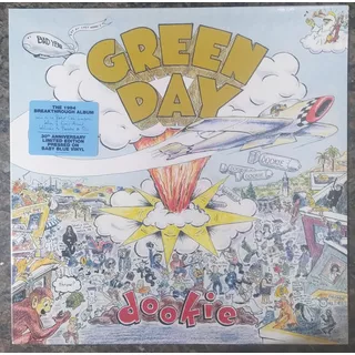 Lp Green Day-dookie-1994 Blue Vinyl-30th Anniversary Limited