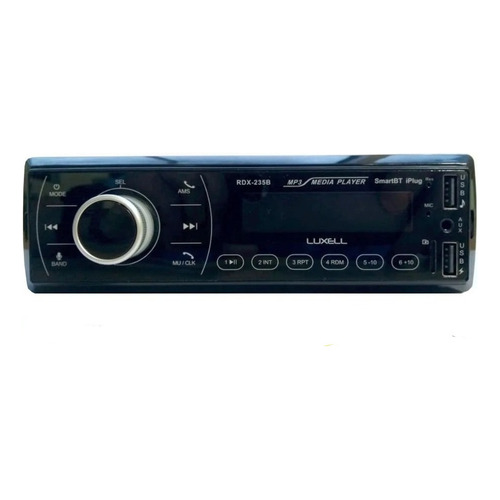 Estéreo Luxell RDX235B con USB, bluetooth y lector de tarjeta SD