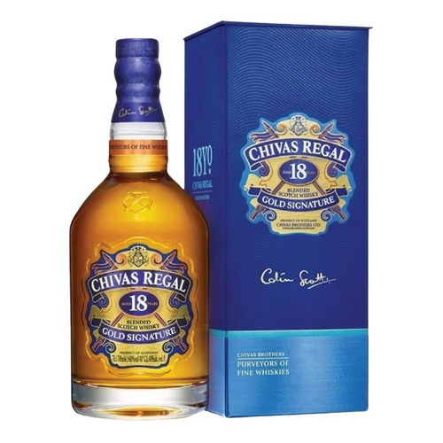 Chivas Regal 18 Años Whisky Escocés Botella 700 Ml + Estuche