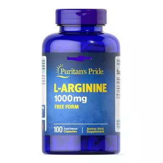 L Arginina L Arginine De 1000mg Y 100 Caps De Eeuu