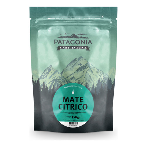 Yerba Mate Compuesta Citrico Patagonia Finest Tea & Mate 150