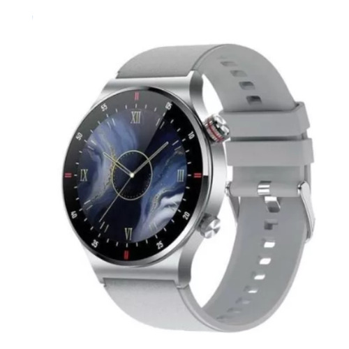 Smartwatch Lige BW0382 1.3" caja 45.7mm silver, malla  silver de  silicona