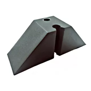 Calço Para Telha Trapezoidal T40 2 Furos Preto - 250 Pçs