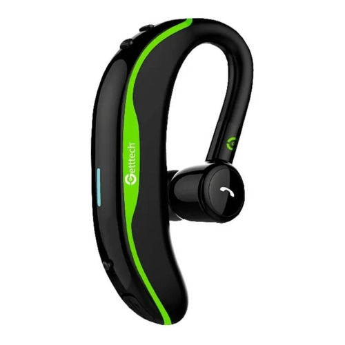 Audífono in-ear inalámbrico Getttech Intune GAI-29901 negro y verde