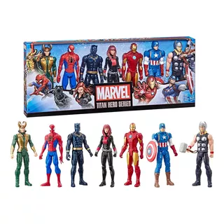 Avengers Set De Figuras De Acción De 30 Cm 7 Piezas