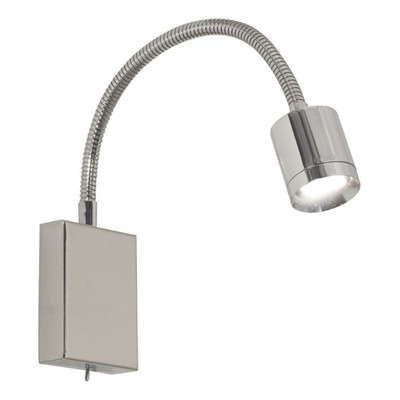 Aplique Velador Tazzoli Led 1x6w Calido/cromo 96566 C/tecla Cromo