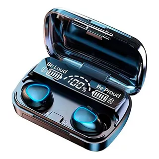 Auriculares Bluetooth M10 Mejor Que F9-5 Tws Power Bank !! Color Negro