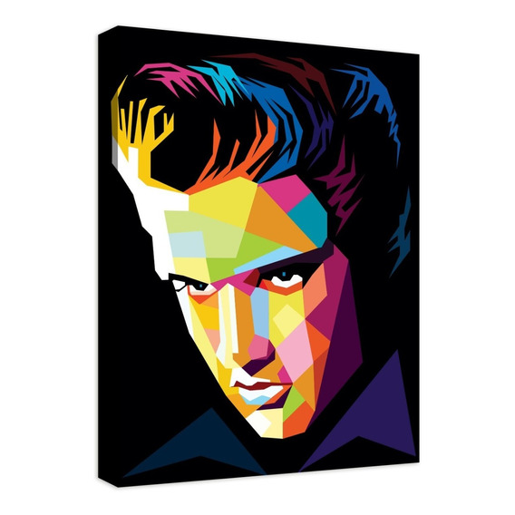 Cuadro Decorativo Canvas Elvis Presley 2 Lienzo Con Bastidor