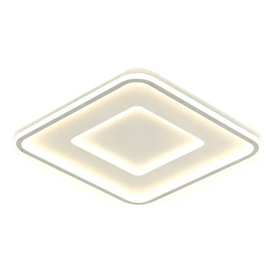 Plafón Led Prisma Blanco 40 Cm Luz Desing Blanco