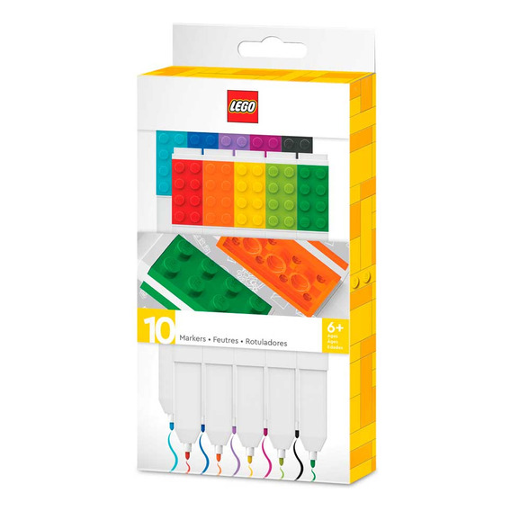 Marcadores De Lego Iconic Writing Inst Markers 10 Pack