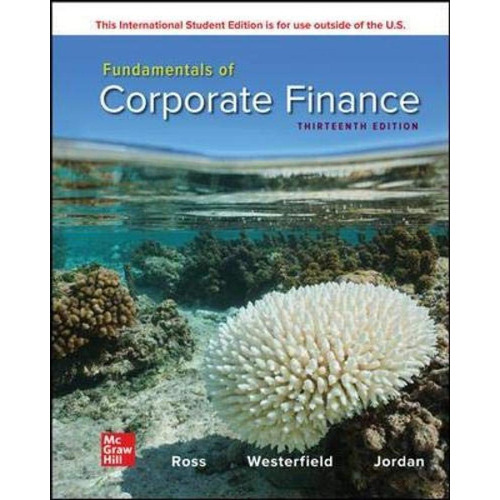 Fundamentals Of Corporate Finance, De Ross. Editorial Mc Graw Hill Education Uk, Tapa Blanda En Inglés, 2021