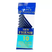 10 Paquetes Con 10 Rastrillos Desechables Dorco Fresh