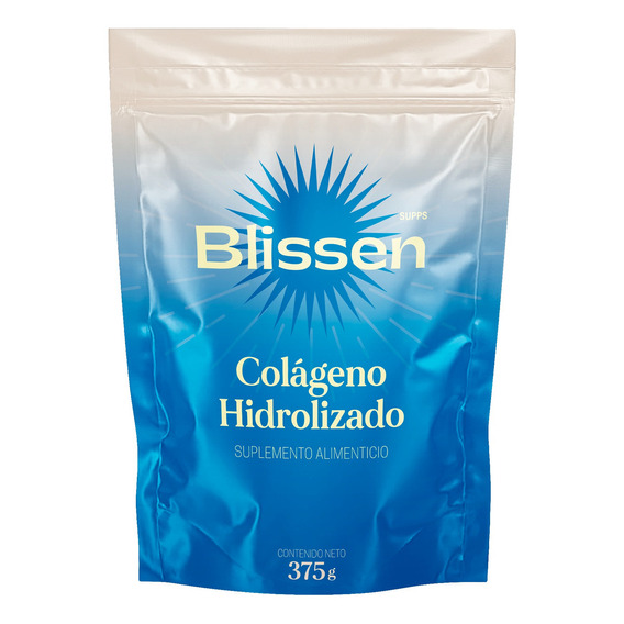 Blissen Colágeno Hidrolizado En Polvo 375 Gramos Sabor Sin sabor