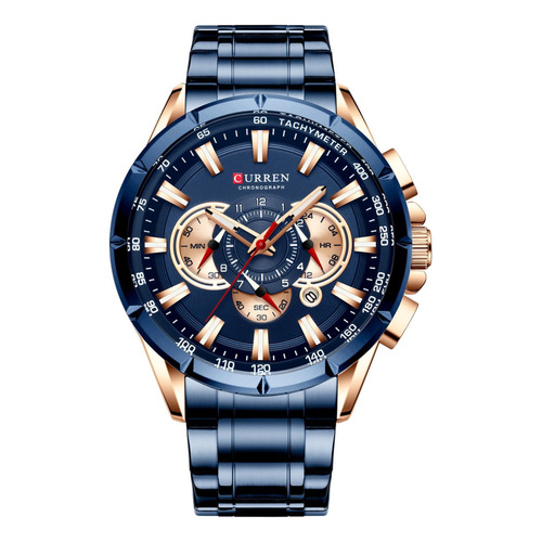 Reloj Para Hombre Curren 8363 Krec9503 Azul