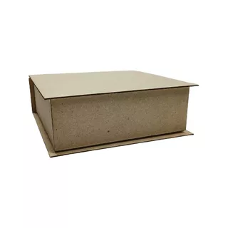 10 Peças Caixa Cartonada Tampa Livro 28x22x10cm Corte Vinco