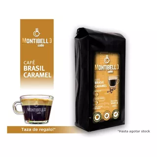 Café Tostado En Grano O Molido Montibello Brasil Caramel 1kg