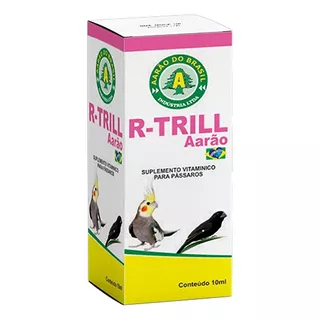 R-trill 10ml Aarão - Suplemento Vitaminíco Para Pássaros