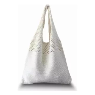 Bolsa De Lona Para Mujer Bolsa Playa Tote Bag Bolsa Blanca