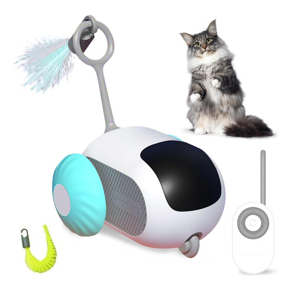 Giro Inteligente Control Remoto De Juguete Para Gato Jugando