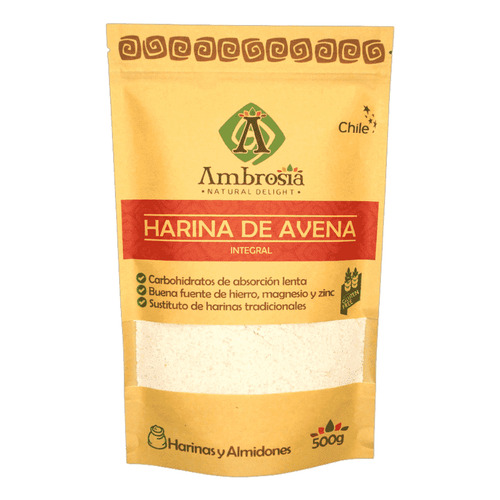 Harina De Avena Sin Gluten 500g Ambrosia