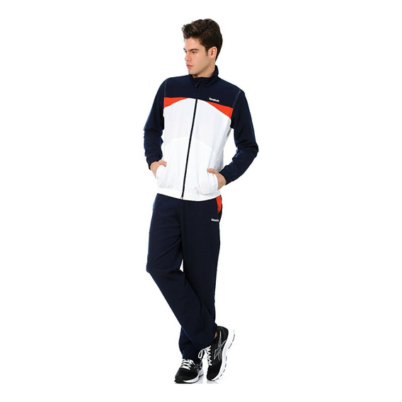 Equipo Deportivo Campera Pantalón Reebok Hombre Ts Woven