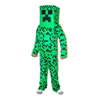 Disfraz De Creeper Minecraft Para Niños - Minecraft