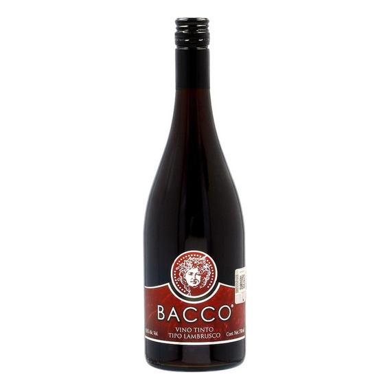 Pack De 4 Vino Tinto L.a. Cetto Bacco Lambrusco 750 Ml
