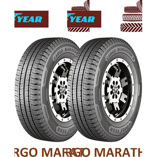 Kit de 2 llantas Goodyear Cargo Marathon 2 LT 195R15 106/104