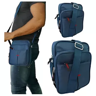 Bolsa Transversal Shoulder Bag Masculina Mochila Impermeável Cor Cinza