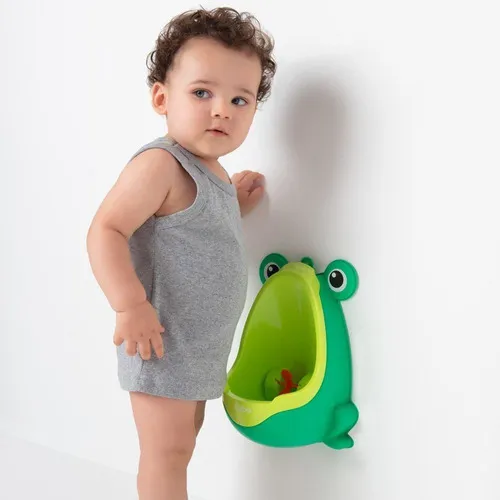 Urinario vertical Penico Sapo para niños con lengua giratoria, color verde  | MercadoLibre