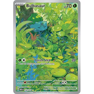 Bulbasaur 166/165 Pokemon Card 151 Scarlet & Violet