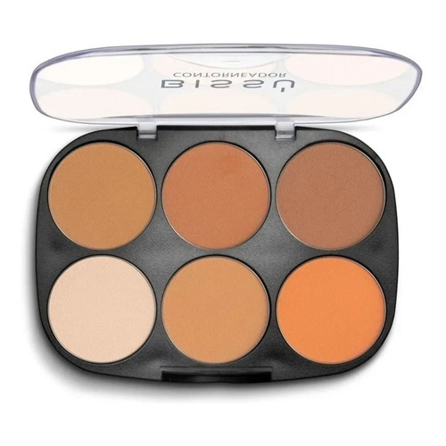 Paleta De Contorno / Contour / Contorneador Bissu Tono 03 Bronceado A Obscuro