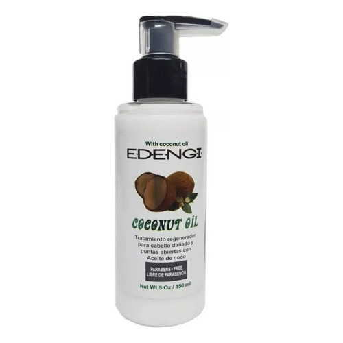 Edengi Coconut Oil Tratamiento Regenerador De Cabello