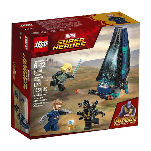 Lego Marvel 76101 Super Heroes Ataque Nave De Outriders