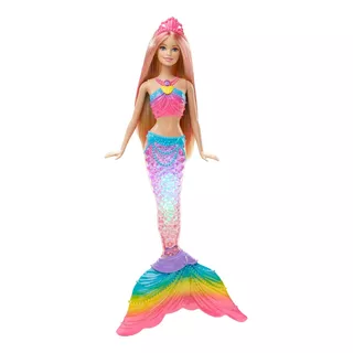 Barbie Rainbow Lights Mermaid Mattel Dhc40