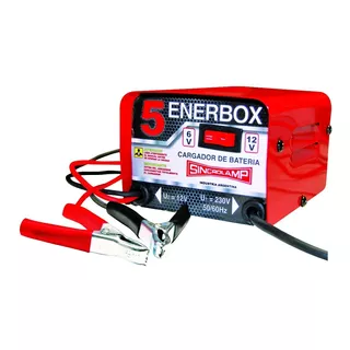 Cargador De Baterias Portatil Modelo Enerbox 5 - 6-12 V