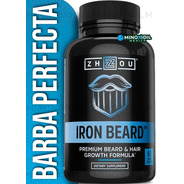 Barba Perfecta Con Iron Beard Maximiza Volumen 60 Capsulas