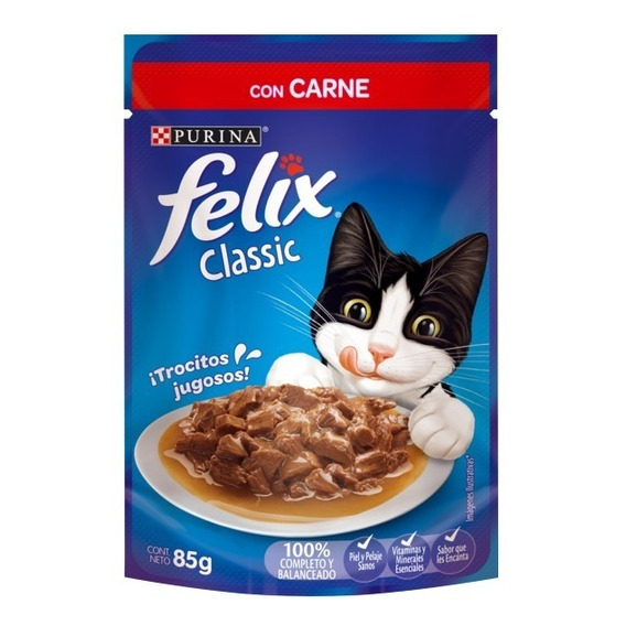 Sachet Felix Sensacion Carne Salsa 15 Un. Santiago