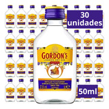 Combo 30 Miniaturas Gin Gordons 50ml