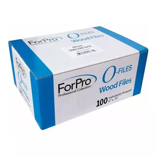 Para Pro O-files Series Espuma Junta, 100 count, Plateado