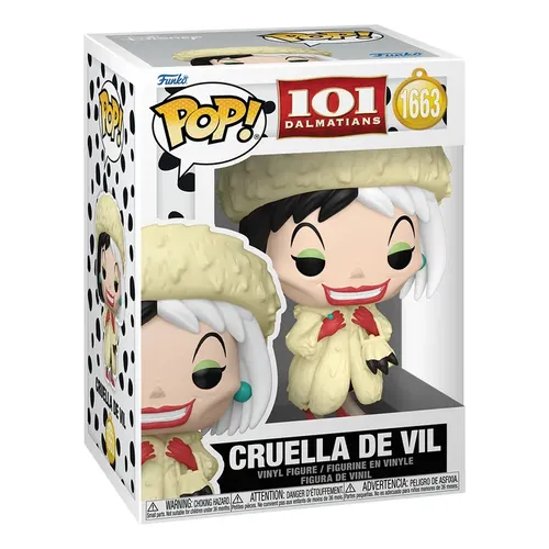 Funko Pop Disney 101 Dalmatas Cruella De Vil Classica 1663